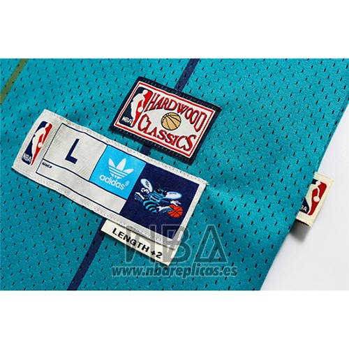 Camiseta Charlotte Hornets Dell Curry NO 30 Retro Verde